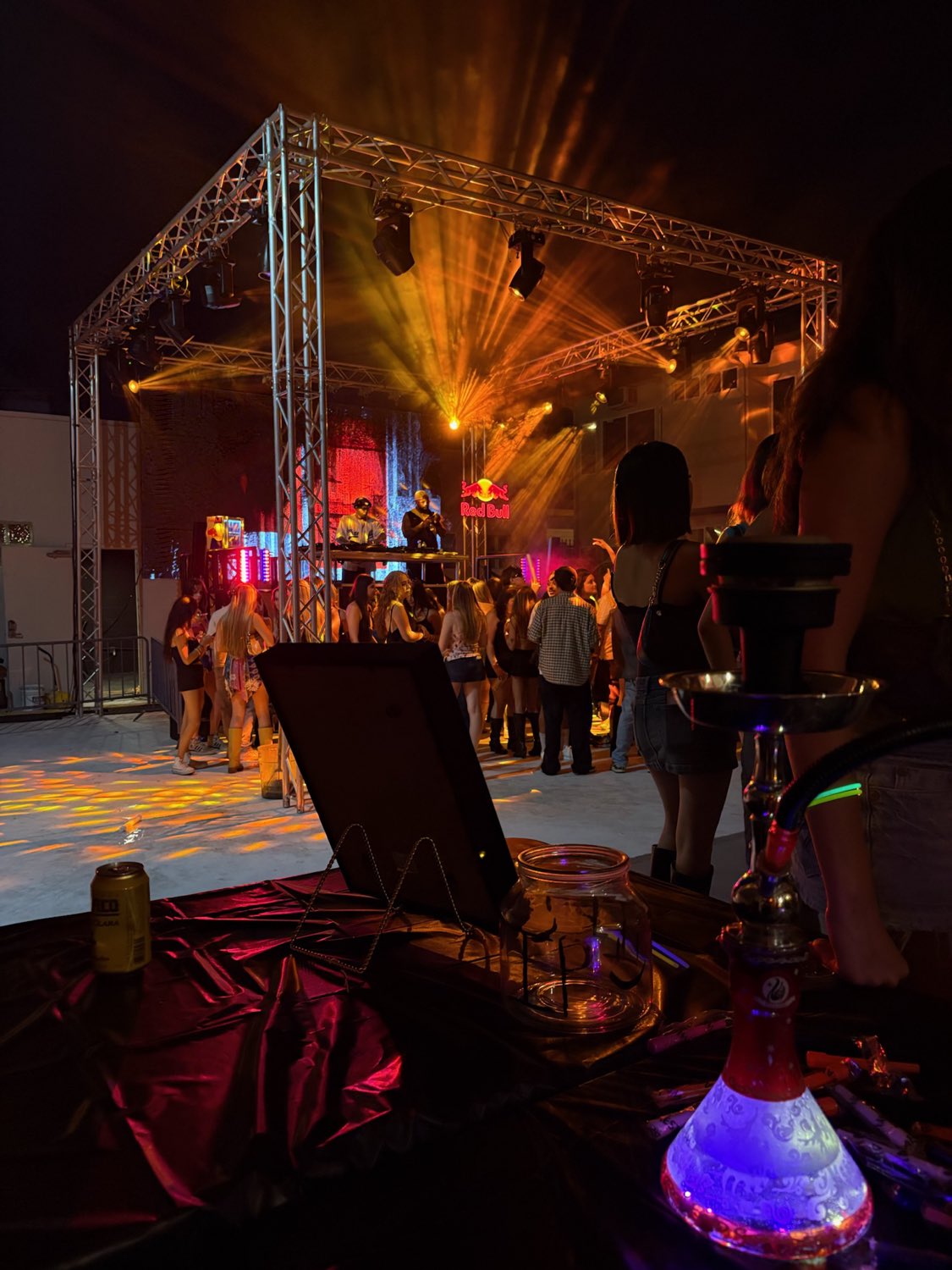 Royal Shisha hookah station at a live event in Southern California